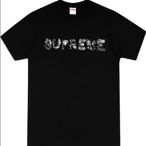 Black Supreme Morph-print-t-shirt